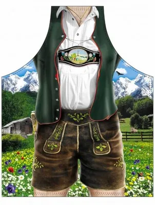 Produktbild von Grill u. Küchenschürze - Lederhose Tracht