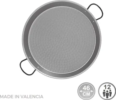 Image de Vaello 0146 Poêle à frire, 46 cm de diamètre maxi, acier poli