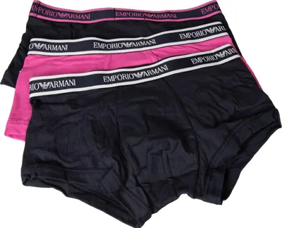 Obrázok produktu pre Emporio Armani Pánske 3 balenia plaviek, viacfarebné XL