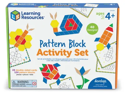 Produktbild von Learning Resources Musterblock Spielzeug Set - pädagogisches Bauen