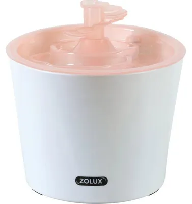 Image de Fontaine à Eau Chat Chien ZOLUX Calypso, 3 L, Avec 2 Filtres, Rose