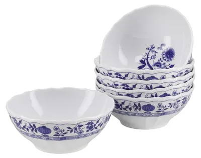 Produktbild von CreaTable, 25338, Flora Zwiebelmuster, Mehrzweckschale 6-tlg, Porzellan