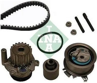 Produktbild von INA Zahnriemensatz + Wasserpumpe für Audi Seat Skoda VW 1,9 2,0 TDI