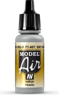 Vallejo Model Air 71407 Sky Grey 17ml Airbrush Farbe