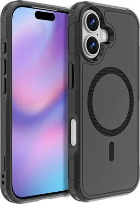 Produktbild von Mobigear Traveller iPhone 17 MagSafe Schutzhülle, Hartschalenhülle, Rückseite - Schwarz