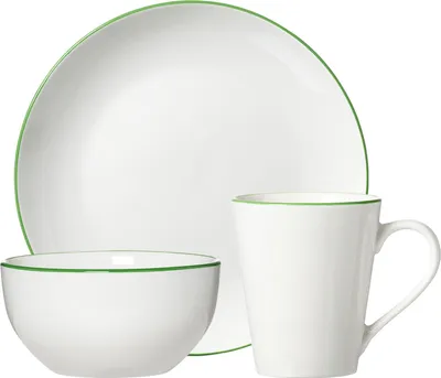 Produktbild von Ritzenhoff & Breker Adela Frühstücks-Set 18-teilig - grün