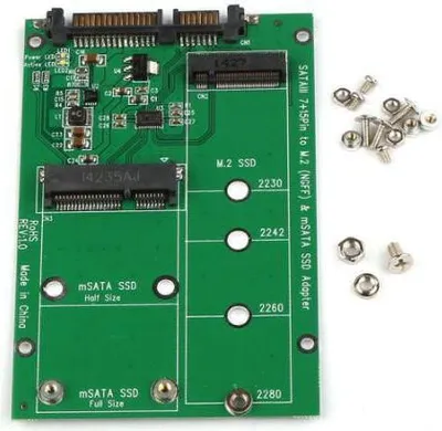 Zdjęcie produktu dla CoreParts MSNX1100, SATA, M.2, Zielony, 110 mm, 87 mm, 10 mm