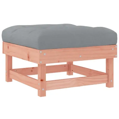Produktbild von Gartenhocker mit Kissen Massivholz Douglasie
