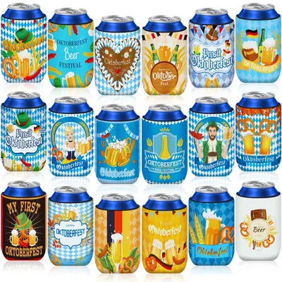 Productafbeelding van Koelmantel - Isolatiehoes voor blikjes - 12 oz - 18 stuks