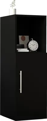 Immagine prodotto di Armadio notturno | Dimensioni ca. H. 90 x W. 30 x D. 35 cm | Tavolino con tocco rotante | Comodino - Narila