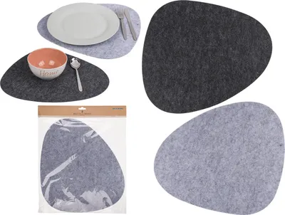 Produktbild von OOTB Filz-Tischset Pebblestone