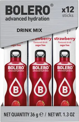 Produktbild von Bolero Sticks (12x3g) Strawberry - Intra- & Post-Workout - Intra-Workout