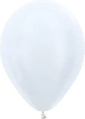 Obrázek produktu pro Sempertex latexové balónky Pearl White perleťově bílé 30cm, 50ks.