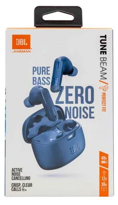 Obrázek produktu pro JBL Tune Beam, True Wireless Stereo (TWS), Hovory/hudba, 20 - 20000 Hz, Sluchátka s mikrofonem, Modrá