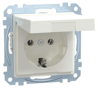 Produktbild von MERTEN MEG2311-0319 - CEE 7/3 - CEE 7/4 - Weiß - Thermoplast - 250 V - 16 A