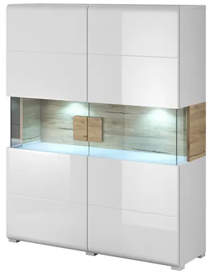 Obrázok produktu pre Komoda DELTO TL42 san remo / biely lesk