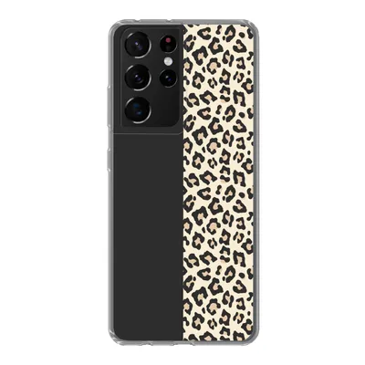 Produktbild von MuchoWow® Handyhülle Schutzhülle Hülle für Samsung Galaxy S21 Ultra Tiere - Muster - Panther Silikon Softcase Handy Hülle - Mobiltelefon