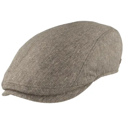 Göttmann Herren Sommer Flat-Cap aus Seide mit UV-Schutz 40+ in grau