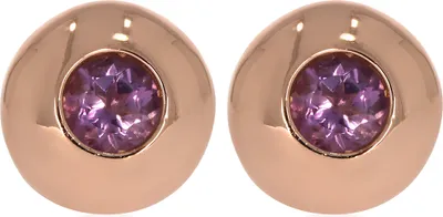 Produktbild von CB150519D51 Ohrstecker mit Pink Amethyst ca. 0,60 ct. rosèvergoldet XEN