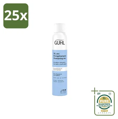 Productafbeelding van 25 x Guhl Droogshampoo Volume & Frische - 200 ml - Voordeelverpakking - 25 stuks