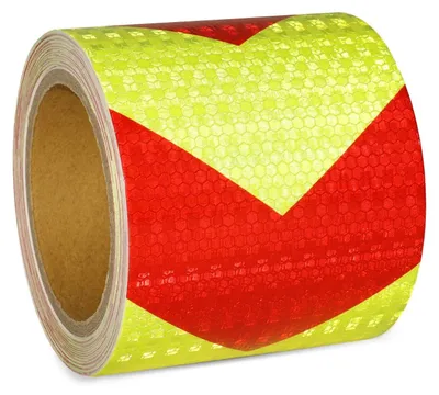 Produktbild von Reflektierendes Klebeband Rot Gelb 20 m x 10 cm