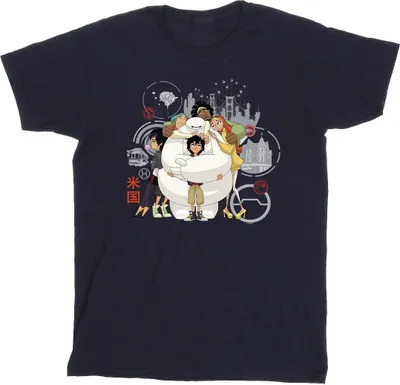 Produktbild von Disney - "Big Hero 6" T-Shirt für Herren BI49350 (M) (Marineblau)