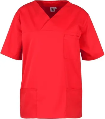 Produktbild von beb Basic Kasack Uni Kurzarm Rot L