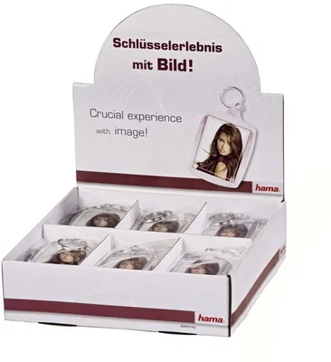 Produktbild von Hama Acrylic Keychain - Fotorahmen - 1,4 x 1,7 Zoll (3,5 x 4,5 cm)