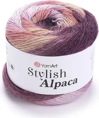 Obrázek produktu pro Vlna Yarnart Stylish Alpaca 75%.Polyakryl/25% alpaka, hřejivá a všestranná
