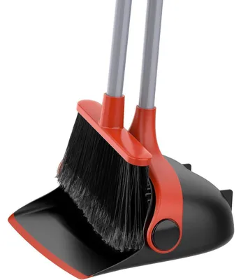 Image de MR.SIGA Set balai et pelle à poussière avec long manche pour le nettoyage des sols