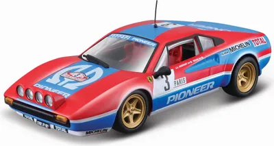 Zdjęcie produktu dla BBURAGO Ferrari 308 GTB 1982 Model samochodu sportowego wstępnie zmontowany 1:43