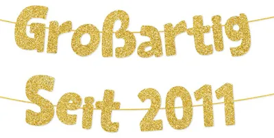 Produktbild von Glitzerbanner zum 15. Geburtstag, 1,30 m lang, Partydekoration