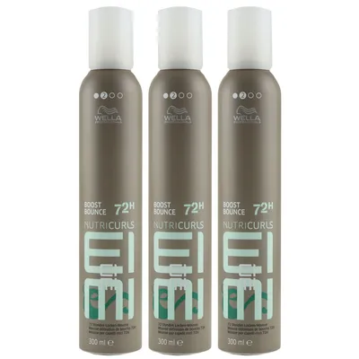 Produktbild von Wella Nutricurls Boost Bounce 3 x 300 ml Locken Schaumfestiger Set
