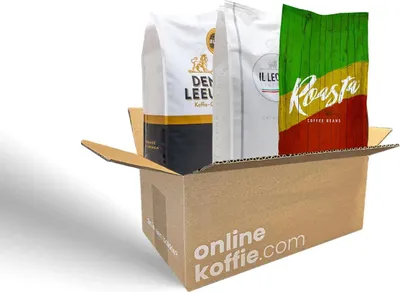 Produktbild von 100% Arabica Kaffeebohnen Probierpaket - Kaffeeverkostung - 3KG Kaffeebohnen - Frischer Kaffee - Roasta Coffee - Den Leeuw Kaffee - Il Leone Espresso