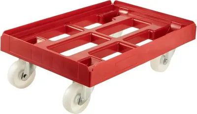 Zdjęcie produktu dla wózek transportowy keeeper "rolf", nośność: 300 kg, czerwony