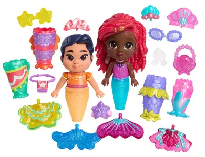 Produktbild von Just Play Disney Ariel Lucia Ariel-puppe 19 Cm Rosa Rosa One Size