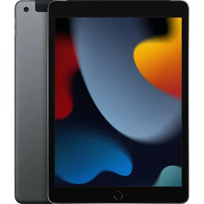 Produktbild von Apple iPad (9th Generation) A2603 Tablet - 25,9 cm (10,2 Zoll) - Apple A13 Bionic Hexa-Core - 64 GB - iPadOS 15 - 4G - Grau - Lightning Dual-Core 2,65 GHz + Thunder Quad-Core 1,80 GHz - 2160 x 1620 - Retina-Display, True-Tone-Technologie, IPS-Technologie (In-Plane-Switching) Display - Telefonfunktion - LTE, LTE Advanced, HSPA, HSDPA, HSPA+, UMTS, DC-HSDPA - 12 Megapixel Kamera vorne - 9 Stunden Maximale Akkulaufzeit