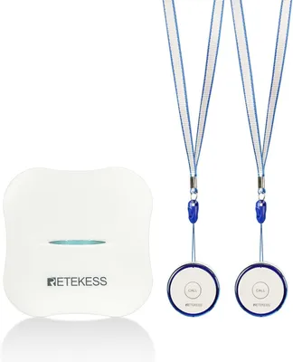 Obrázok produktu pre Retekess TH011-TH013 WiFi tlačidlo núdzového volania pre seniorov Na mobilný telefón, tlačidlo alarmu pre seniorov, dobíjacia batéria, pre starších pacientov