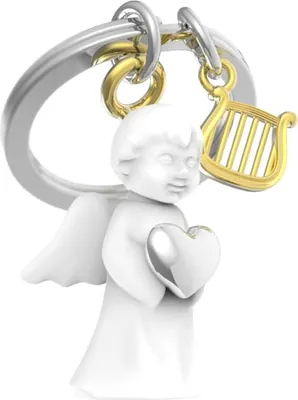 Immagine prodotto di il più bello e amorevole angelo portachiavi con cuore