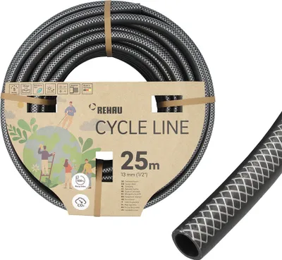 Produktbild von REHAU Gartenschlauch 1/2" - 25m Rolle aus recyceltem Material
