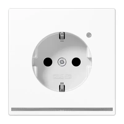Image de JUNG LS 1520-O WW LNW Prise type F blanc (LS1520-OWWLNW)