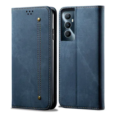 Obrázek produktu pro Pouzdro pro Realme C65 4G, Kožené Peněženkové Pouzdro s Magnetickým Uzavíráním a Stojánkem modré