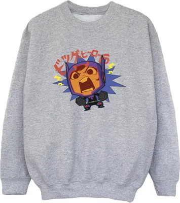 Produktbild von Disney - "Big Hero 6" Sweatshirt für Jungen BI10916 (116) (Grau)