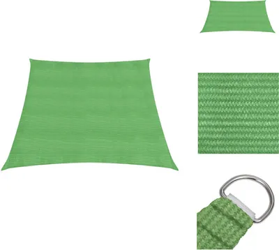 Immagine prodotto di vidaXL Tenda da sole 160 g/m² Verde chiaro 4/5x3 m HDPE - Ombrelloni e tende da sole