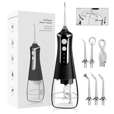 Produktbild von Elektrischer Zahnreiniger,Zahnspüler,300ml Wassertank,3 Gang Modus