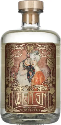 Image de Wien Gin Gustav Klimt Edition Vienna Dry Gin 43% Vol. 0,7l