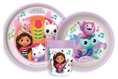 Zdjęcie produktu dla Zestaw naczyń antypoślizgowych Wonderland, zestaw z mikroplastiku
