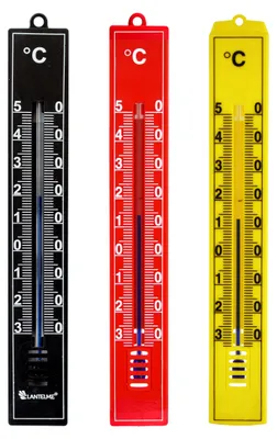 Produktbild von Sonderedition Fußball Weltmeisterschaft Deutschland Thermometer Set Temperatur -30 bis 50°C Analog 17cm Innen Außen Garten Außenthermometer