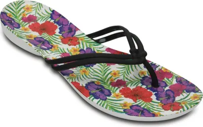 Produktbild von crocs Isabella Graphic Flip Schwarz / Floral Croslite Größe: 33/34 Normal