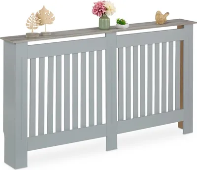 Zdjęcie produktu dla Osłona grzejnika z drewnianą półką - nowoczesny design